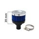Simota Crankcase Breather Filter 15mm Blue