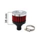 Simota Crankcase Breather Filter 12mm Red