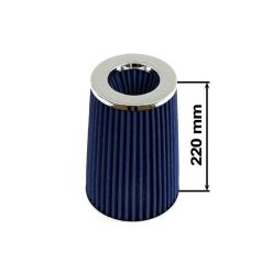 Simota Air Filter H:220mm DIA:60-77mm JAUWS-022A Blue