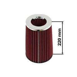 Simota Air Filter H:220mm DIA:84mm JAUWS-022A Red