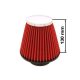 Simota Air Filter H:130mm DIA:80-89mm JAU-X02108-05 Red