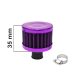 Crankcase Breather Filter 12mm Purple