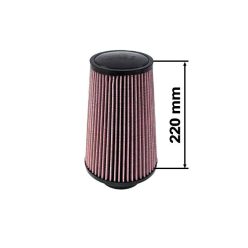 TurboWorks Air Filter H:220 DIA:60-77mm Purple