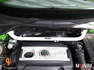 VW Scirocco 08+ 2.0T UltraRacing 2Point front upper Strutbar