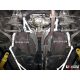 Mitsubishi EVO X UltraRacing 2x 3-point rear boczna Bars 1425P
