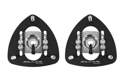 Camber Plates BMW E24 E28 E30 E34 DRIFT Thread Black