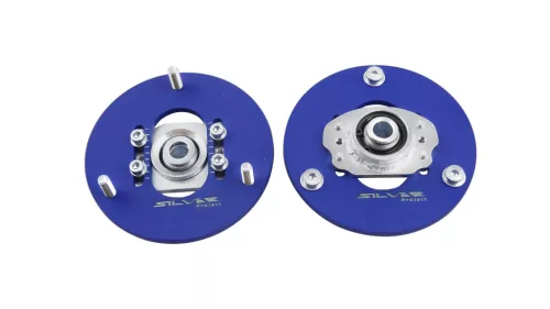 Camber Plates BMW E46 DRIFT Thread Blue