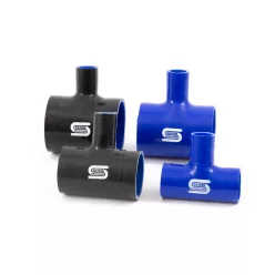 63mm Silicone T-Piece-Colour Blue Hoses