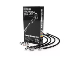   Goodridge Alfa Romeo 105 +Spider (M10) (115) Performance Braided Brake Line Kit