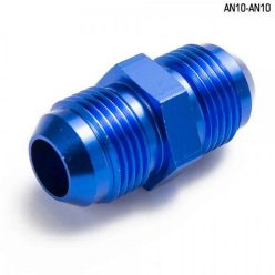   Male To Male Union AN10 To AN10 Adapter Fitting Straight - Aluminium