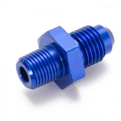   Male To Male Union AN4 To 1/8" NPT Adapter Fitting Straight - Aluminium