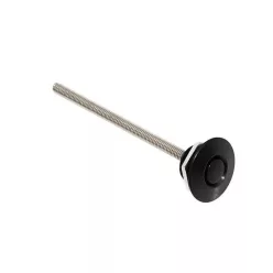 Universal Aluminum Push Button Hood Latch 32mm, Black