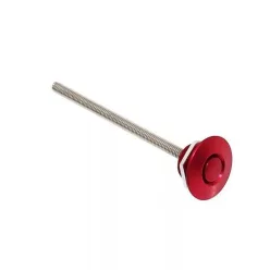 Universal Aluminum Push Button Hood Latch 32mm, Red