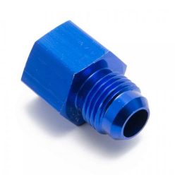 AN6 male - 1/8" NPT female reducer fitting - Aluminium