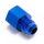 AN6 male - 1/8" NPT female reducer fitting - Aluminium