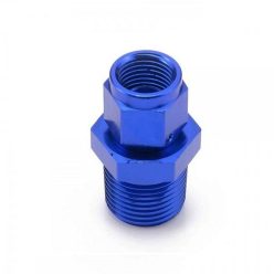 AN6 Female 1/2" NPT male adapter - Aluminium