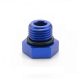 AN6 male blaking plug (Hex) with O-ring - Aluminium