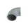 63 mm / 2.5" 90° cast aluminum elbow pipe for turbo and intercooler piping