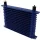 15-Row Race Line Aluminum Oil Cooler Radiator – AN10, Blue