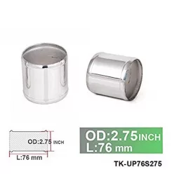   Aluminium Pipe Straight- Diameter 70mm / 2,75" - Lenght 76mm