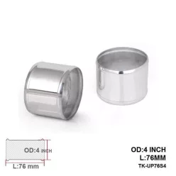   Aluminium Pipe Straight- Diameter 102mm / 4" - Lenght 76mm