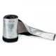 Aluminized insulated wire/hose heat shield sleeve with hook & loop closure – 0.75" (19.05 mm) ID × 3 ft (91 cm)