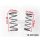 TS 50mm 60mm Wastegate Dual Spring, 13-15 PSi / 1,0 Bar - (14 PSi / 8 PSi)