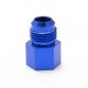 AN10 male - 1/2" NPT female reducer fitting - Aluminium