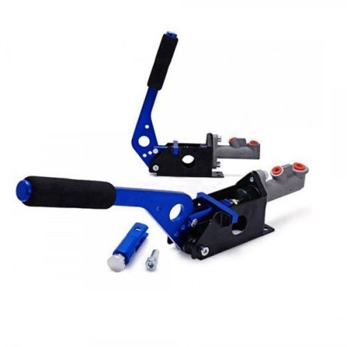 Hydraulic Handbrake with 0.75” Master Cylinder – Reversible, Lockable – Blue