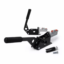   Hydraulic Handbrake with 0.625” Master Cylinder – Reversible, Lockable – Black