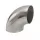 Stainless Steel 90° Weld Exhaust Elbow 2.5" / 63 mm
