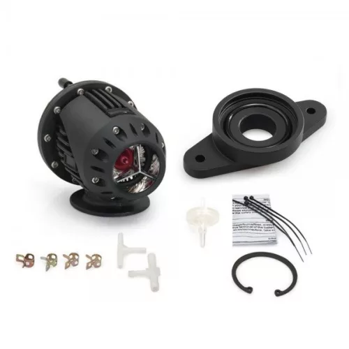 Sequential Blow Off Valve HKS SQV4 Style (BOV), with Subaru Adapter, black