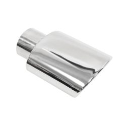 Exhaust Tip 120x75mm enter 63mm Polished
