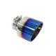 Exhaust Tip 127mm enter 67mm Polished Burn