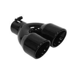 Exhaust Tip 89mmx2 enter 67mm Black