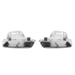   Exhaust Tip 210x80mm enter 140x85mm Mercedes A45 S600 Polished Sat