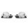 Exhaust Tip 210x80mm enter 140x85mm Mercedes A45 S600 Polished Sat