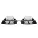 Exhaust Tip 210x80mm enter 140x85mm Mercedes A45 S600 Black Set