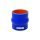 Silicone Hose Anti-Vibration Connector TurboWorks PRO 45mm, Blue