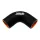 Silicone Hose 90 Degree Elbow TurboWorks PRO 67mm, Black