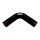 Silicone Hose 90 Degree Elbow XL TurboWorks PRO 10mm, Black