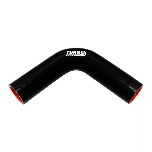 Silicone Hose 90 Degree Elbow XL TurboWorks PRO 10mm, Black