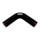 Silicone Hose 90 Degree Elbow XL TurboWorks PRO 18mm, Black