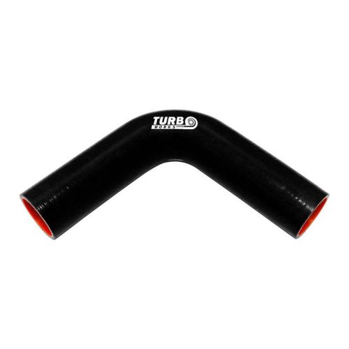 Silicone Hose 90 Degree Elbow XL TurboWorks PRO 63mm, Black