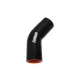 Elbow 45deg TurboWorks Pro Black 60mm