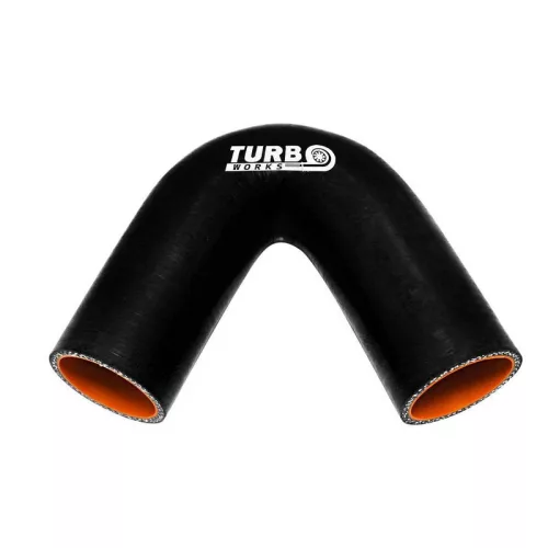 Silicone Hose 135 Degree Elbow TurboWorks PRO 70mm, Black