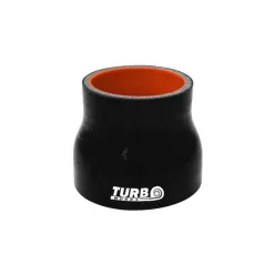   Silicone Hose Straight Reducer TurboWorks PRO 76-102mm, Black