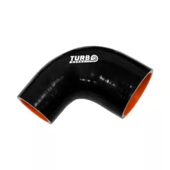   Silicone Hose 90 Degree Reducer TurboWorks PRO 51-76mm, Black