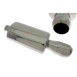 Rear Muffler TurboWorks 100mm inlet 63,5mm