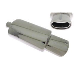 Rear Muffler TurboWorks 80x145mm inlet 63,5mm